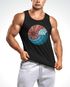 Herren Tank-Top Welle Wave Sonne Sommer Retro Vintage Printshirt Muskelshirt Muscle Shirt Neverless®preview