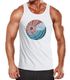 Herren Tank-Top Welle Wave Sonne Sommer Retro Vintage Printshirt Muskelshirt Muscle Shirt Neverless®preview