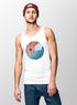 Herren Tank-Top Welle Wave Sonne Sommer Retro Vintage Printshirt Muskelshirt Muscle Shirt Neverless®preview