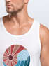 Herren Tank-Top Welle Wave Sonne Sommer Retro Vintage Printshirt Muskelshirt Muscle Shirt Neverless®preview