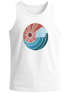Herren Tank-Top Welle Wave Sonne Sommer Retro Vintage Printshirt Muskelshirt Muscle Shirt Neverless®preview