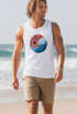 Herren Tank-Top Welle Wave Sonne Sommer Retro Vintage Printshirt Muskelshirt Muscle Shirt Neverless®preview