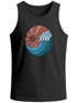 Herren Tank-Top Welle Wave Sonne Sommer Retro Vintage Printshirt Muskelshirt Muscle Shirt Neverless®preview