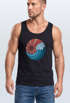 Herren Tank-Top Welle Wave Sonne Sommer Retro Vintage Printshirt Muskelshirt Muscle Shirt Neverless®preview