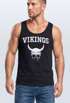 Herren Tank-Top Wikinger-Helm Skull Totenkopf Muskelshirt Muscle Shirt Neverless®preview