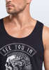 Herren Tank- Top Wikinger Spruch See you in Valhalla Odin Ragnar nordische Mythologie nordische Mythologie Muscle Shirt Neverless®preview