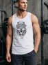 Herren Tank Top Wolf Atzekenmuster Boho Bohamian Atzec Animal Ethnic Neverless®preview