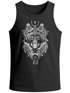 Herren Tank Top Wolf Atzekenmuster Boho Bohamian Atzec Animal Ethnic Neverless®preview