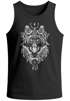 Herren Tank Top Wolf Atzekenmuster Boho Bohamian Atzec Animal Ethnic Neverless®preview