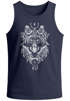 Herren Tank Top Wolf Atzekenmuster Boho Bohamian Atzec Animal Ethnic Neverless®preview