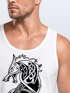 Herren Tank-Top Wolf Fenrir Fabelwesen Wikinger nordische Mythologie Odin Muskelshirt Muscle Shirt Neverless®preview