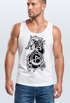 Herren Tank-Top Wolf Fenrir Fabelwesen Wikinger nordische Mythologie Odin Muskelshirt Muscle Shirt Neverless®preview