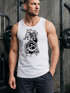 Herren Tank-Top Wolf Fenrir Fabelwesen Wikinger nordische Mythologie Odin Muskelshirt Muscle Shirt Neverless®preview