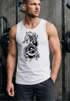 Herren Tank-Top Wolf Fenrir Fabelwesen Wikinger nordische Mythologie Odin Muskelshirt Muscle Shirt Neverless®preview