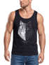 Herren Tank-Top Wolf Polygon Kunst Grafik Tiermotiv Printshirt Muskelshirt Muscle Shirt Neverless®preview