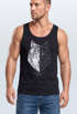 Herren Tank-Top Wolf Polygon Kunst Grafik Tiermotiv Printshirt Muskelshirt Muscle Shirt Neverless®preview