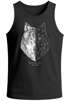 Herren Tank-Top Wolf Polygon Kunst Grafik Tiermotiv Printshirt Muskelshirt Muscle Shirt Neverless®preview