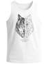 Herren Tank-Top Wolf Polygon Kunst Grafik Tiermotiv Printshirt Muskelshirt Muscle Shirt Neverless®preview