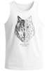Herren Tank-Top Wolf Polygon Kunst Grafik Tiermotiv Printshirt Muskelshirt Muscle Shirt Neverless®preview