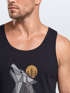 Herren Tank-Top Wolf Print Wald Wildnis Outdoor Natur Tiermotiv Muskelshirt Neverless®preview