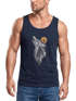 Herren Tank-Top Wolf Print Wald Wildnis Outdoor Natur Tiermotiv Muskelshirt Neverless®preview