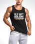 Herren Tanktop Als Gott mich schuf grinste er Fun-Shirt Spruch Statement Ironie Moonworks®preview