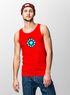 Herren Tanktop Arc Reactor Iron Comic Film Blockbuster Parodie Eisen Mann Moonworks®preview