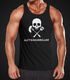 Herren Tanktop Auftragsgriller Funshirt Grill Shirt BBQ Skull Moonworks®preview