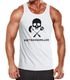 Herren Tanktop Auftragsgriller Funshirt Grill Shirt BBQ Skull Moonworks®preview