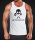 Herren Tanktop Auftragsgriller Funshirt Grill Shirt BBQ Skull Moonworks®preview