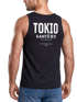 Herren Tanktop Backprint Tokio – Muskelshirt mit Japan Design – Ärmelloses Baumwollshirt im Streetwear Look – Neverless®preview