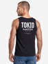 Herren Tanktop Backprint Tokio – Muskelshirt mit Japan Design – Ärmelloses Baumwollshirt im Streetwear Look – Neverless®preview