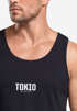 Herren Tanktop Backprint Tokio – Muskelshirt mit Japan Design – Ärmelloses Baumwollshirt im Streetwear Look – Neverless®preview