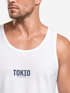 Herren Tanktop Backprint Tokio – Muskelshirt mit Japan Design – Ärmelloses Baumwollshirt im Streetwear Look – Neverless®preview