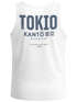 Herren Tanktop Backprint Tokio – Muskelshirt mit Japan Design – Ärmelloses Baumwollshirt im Streetwear Look – Neverless®preview