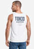 Herren Tanktop Backprint Tokio – Muskelshirt mit Japan Design – Ärmelloses Baumwollshirt im Streetwear Look – Neverless®preview