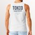 Herren Tanktop Backprint Tokio – Muskelshirt mit Japan Design – Ärmelloses Baumwollshirt im Streetwear Look – Neverless®preview