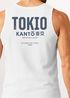 Herren Tanktop Backprint Tokio – Muskelshirt mit Japan Design – Ärmelloses Baumwollshirt im Streetwear Look – Neverless®preview