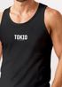 Herren Tanktop Backprint Tokio – Muskelshirt mit Japan Design – Ärmelloses Baumwollshirt im Streetwear Look – Neverless®preview