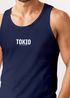 Herren Tanktop Backprint Tokio – Muskelshirt mit Japan Design – Ärmelloses Baumwollshirt im Streetwear Look – Neverless®preview