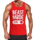 Herren Tanktop Beast Mode On Bodybuilder Fitness Gym Muskelshirt Moonworks®preview