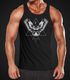 Herren Tanktop Eule Muskelshirt Tank Top Muscle Shirt Neverless®preview