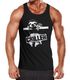 Herren Tanktop Faultier Born Chiller Sloth Muscle Shirt Moonworks®preview