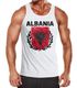 Herren Tanktop - Fußball EM 2016 Albania Albanien Flagge Vintage - Tank Top MoonWorks®preview