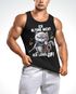 Herren Tanktop Gaming ich altere nicht ich level up! Zocker Sprüche Fun-Shirt Katze Cat Videospiele lustig Moonworks®preview