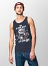 Herren Tanktop Gaming ich altere nicht ich level up! Zocker Sprüche Fun-Shirt Katze Cat Videospiele lustig Moonworks®preview