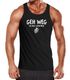 Herren Tanktop Geh weg du bist kein Bier Fun-Shirt Bier-Granate Spruch Party-Shirt Festival Muskelshirt Achselshirt Moonworks®preview