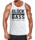 Herren Tanktop - Glück ist wenn der Bass einsetzt - Tank Top MoonWorks®preview