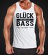 Herren Tanktop - Glück ist wenn der Bass einsetzt - Tank Top MoonWorks®preview