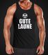 Herren Tanktop Gute Laune Party Feiern Spruch Shirt Techno Party Moonworks®preview
